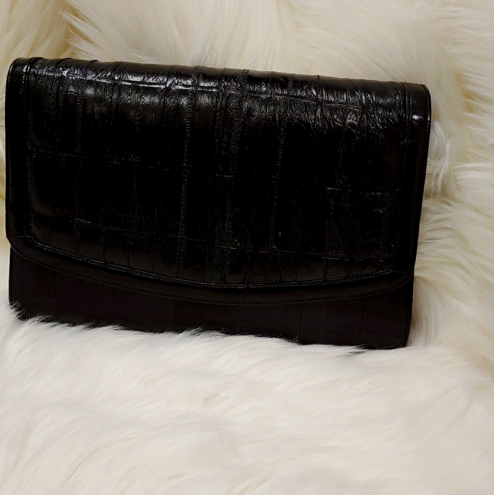 Vintage eel skin bag